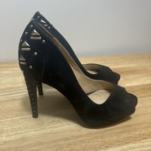 Gianni bini studded black women&#39;s heels size 8 M - £31.61 GBP