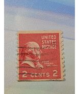 US Stamp John Adams 2c Used 806 Wave Cancel - $1.69