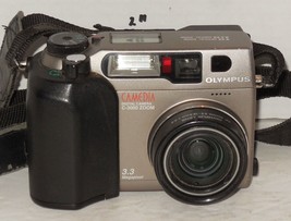 Olympus CAMEDIA C-3000 Zoom 3.3MP Digital Camera Tested Works - $49.50