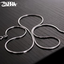 ZABRA Silver Choker Necklace For Men Women 1.5mm 45/50cm Long Steampunk 925 Ster - £38.91 GBP