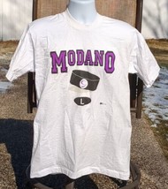 Vintage Mike Modano Shirt Men&#39;s Size Large Single Stitch Hockey NHL 1993 90s - £31.84 GBP