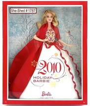 Barbie 2010 Holiday Barbie Doll Blonde R4545 Mattel NIB Barbie - £39.78 GBP