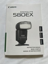 Canon 580EX II Speedlite Instruction Manual Guide Book 2004 - $19.62