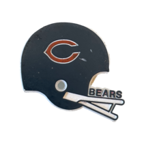 NFL Vintage CHICAGO BEARS Old Rubber Football FRIDGE MAGNET - £7.73 GBP