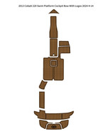 2013 Cobalt 220 Swim Platform Cockpit Bow Pad Boat EVA Teak Deck Floorin... - $1,092.79 CAD