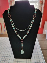 Amazonite Pendant Necklace  - £39.95 GBP