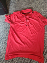 Oakley Golf Polo Shirt Xl Red Euc Excellent - £13.58 GBP