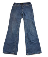 Dana Buchman Womens Signature Blue Flare Jeans Size 4 Mid Wash - £6.59 GBP