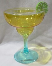 Yankee Candle Tea Light Holder TL/H MARGARITA glass with lime in tropical colors - £29.86 GBP