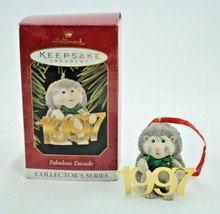 Hallmark Keepsake Ornament Fabulous Decade Collector's Series  1997 Hedgehog - £7.48 GBP