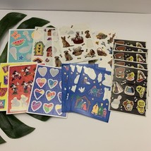 Hallmark Vintage 90s Random Stickers Lot Disney Christmas Dogs Flowers Cute - $17.81