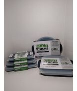 Flat Stacks Oven-Safe Collapsible Silicone Container Set – 5 Pieces – New - €42,78 EUR