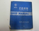 1952 Ford Passeggero Auto Servizio Negozio Manuale Vetrata Worn Damaged ... - $29.95