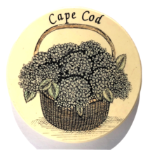 souvenir magnet Cape Cod Hydrangeas in Basket Hydrangea Festival Cape Co... - £7.10 GBP