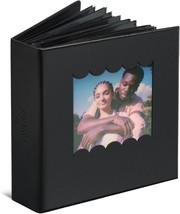 This Is A 40-Photo Capacity Polaroid Scalloped Photo Album In Black, Des... - $35.93