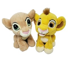 Disney Parks Baby Simba And Nala Lion King Cubs Stuffed Animal Plush Toy Soft - £34.07 GBP