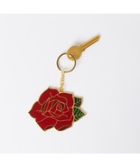 DOIY Oversized Red Rose Gold Metal Keyring/Keychain - $7.91