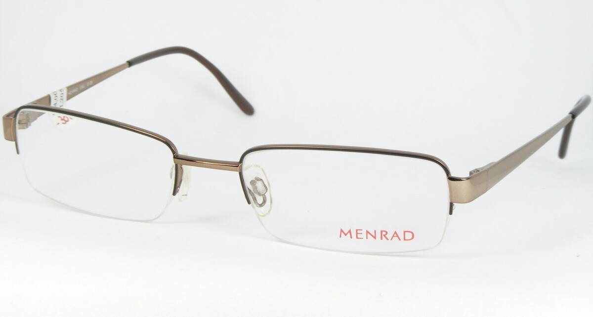 MENRAD Mod. 13057 1093 Brillante Bronce Gafas Montura Metálica 53-19-140mm - $62.35