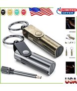 Durable Bronze Permanent Match Lighter Keychain - Ultimate Fire Starter Duo - $39.86 CAD