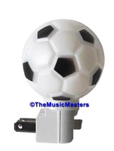 Soccer Ball Night Light Kids Sports Wall Outlet Plug-In Nightlight On/Of... - $8.07