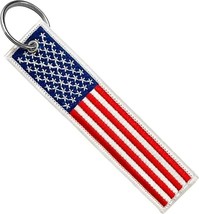 Flag Keychain Tag with Key Ring, EDC for Motorcycles, Scooters, Cars and... - £56.70 GBP