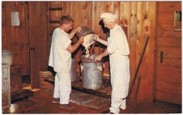 Postcard Curd To Press Cheese Factory Upper Canada Village Morrisbburg Ontario - £2.28 GBP