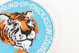 Vintage 1974 Tiger Roundball Chickasaw Round Boy Scouts America BSA Camp Patch - £9.34 GBP