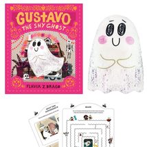 Gustavo, The Shy Ghost Hardcover by Flavia Z Drago, Plushie Hand Puppet and Acti - £33.56 GBP