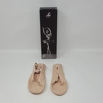 Leo&#39;s Ballet Slippers Girls Size 13 D Pink Leather Dance - £17.48 GBP