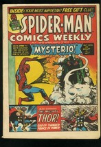 SPIDER-MAN Comics Weekly #5 1973-STEVE DITKO-JACK KIRBY-BRITISH Fn - £52.46 GBP