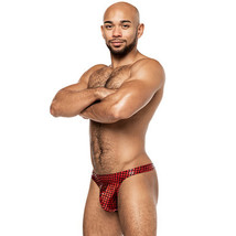 Male Power Disco Desire Bong Thong Black/Red L/XL - $26.95