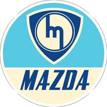 MAZDA 14&quot; Round Metal Sign - $69.16 CAD
