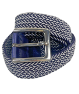 Yachting Woven Belt Size 42-44 Mens Blue &amp; White Nautical Coastal Preppy... - $49.83