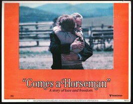 Comes a Horseman #8 1978-original 11&quot; x 14&quot; lobby card, not a reproduction-Ja... - £23.20 GBP