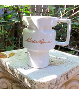 Eddie Bauer Tall White Ceramic Gojo Travel Coffee Mug Cup Logo Outdoors ... - £13.57 GBP