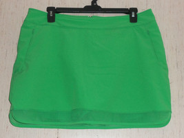 Excellent Womens Antigua Desert Dry Green Skort W/ Pockets Size 14 - £21.94 GBP