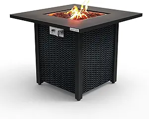 SereneLife Outdoor Pit CSA Approved Safe 40,000 BTU Pulse Ignition Propa... - $491.99
