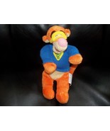 Disney Store Winnie the Pooh Tigger &amp; Pooh Bean Bag Plush 9&quot; Super Sleut... - $28.37 CAD