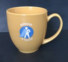 Superhero In Training Yellow Coffee Mug Cup Fun Novelty Drinkware - $8.91