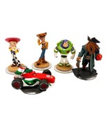 Disney Infinity Action Figures Lot 5 Toy Story Davy Woody Jesse Buzz Fra... - $35.19