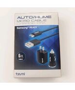 Tzumi Auto/Home Micro Cable Charge Pak-6 FT Cable-Samsung Ready - $14.81