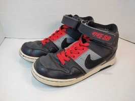 Kids Youth Nike SB Mogen Mid 2 Youth Shoes Red Black Grey Size 5Y 645025... - $15.47