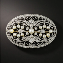 Edwardian Brooch, Promise Brooch, Fancy Mens brooch in silver, Personali... - $225.25
