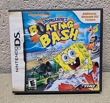 SpongeBob&#39;s Boating Bash (Nintendo DS, 2010) Complete and Tested - $166.87 MXN