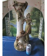 Art Nouveau Figural Vases Royal Dux Bohemia 1890s 26&quot; palace size pick1 - $37,145.75 MXN