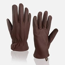 Leather Work Gloves All Purpose Multiple Size S - 3XL Brown Cowhide - $211.74 MXN