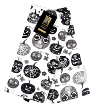 Curious Jack-O-Lantern Kitchen Towels Sparkle Pumpkins Black White 2-pc ... - $14.46