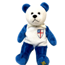 Holy Bears 2004 The Episcopal Holy Bear Plush Stuffed Animal Blue White 9&quot; - £10.82 GBP