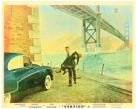 Vertigo 1958 James Stewart carries Kim Novak by Golden Gate Bridge 11x14 photo - £11.78 GBP