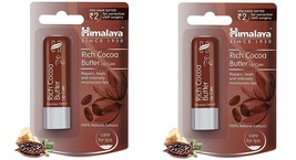 2 X Himalaya Herbal Rich Cocoa Butter Lip Care Lip Balm 4.5gm Free Ship - £10.21 GBP